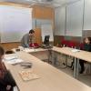 Pablo Toribio, investigador del ILC (CCHS-CSIC), también conversó con los jóvenes sobre su trabajo centrado en los textos en latín.
