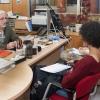 Miguel Cabañas, perteneciente al IH (CCHS-CSIC), habló con las alumnas de 4ºESO+Empresa sobre la investigación en la Historia del Arte.