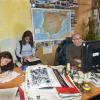 Diego Ramiro, investigador del IEGD (CCHS-CSIC), habló con sus alumnas sobre los temas en los que está inmerso.