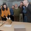 Los visitantes en la Biblioteca Tomás Navarro Tomás