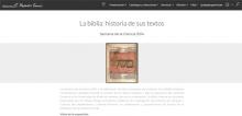 La biblia: historia de sus textos La biblia: historia de sus textos