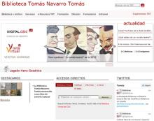Biblioteca Tomás Navarro Tomás Biblioteca Tomás Navarro Tomás
