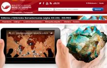 Editores y Editoriales Iberoamericanos (siglos XIX-XXI) - EDI-RED Pantallazo de la web