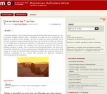 Migraciones. Reflexiones cívicas