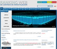 RÁNKING WEB de centros de investigación RÁNKING WEB de centros de investigación