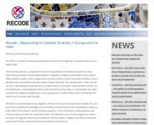 Responding to Complex Diversity in Europe and Canada (RECODE) Responding to Complex Diversity in Europe and Canada (RECODE)