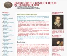 Historiadores y gentes de letras en los Siglos de Oro Historiadores y gentes de letras en los Siglos de Oro