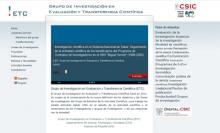 Grupo de Investigación en Evaluación y Transferencia Científica (ETC)