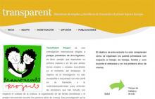 TransParent Project.Decisiones de empleo y familia en la transición al primer hijo en Europa Logo de Transparent