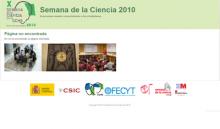 X Semana de la Ciencia en el CCHS