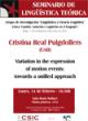 Cartel del seminario
