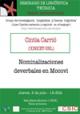 Sesión Extraordinaria del Seminario de Lingüística Teórica LyCC: "Nominalizacion