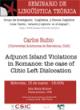 Seminario de Lingüística Teórica LyCC: "Adjunct Island Violations in Romance