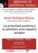 Cartel del seminario