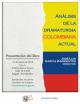 Cartel de la presentación del libro