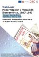Webminar Modernización y migración: Iberoamérica, 1880-1960