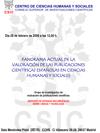 Cartel de la presentación