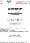 Cartel de la conferencia