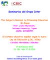 Cartel del seminario 
