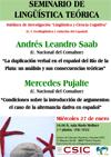 Cartel del seminario
