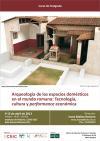 Curso de Postgrado: "Arqueología de los espacios domésticos en el mundo romano: 