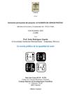 Seminario permanente del proyecto "La Filosofía del Espacio Político': "La teorí