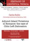 Seminario de Lingüística Teórica LyCC: "Adjunct Island Violations in Romance