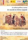 Cartel del homenaje