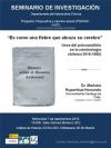 Cartel del seminario