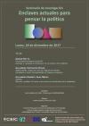 Cartel del seminario